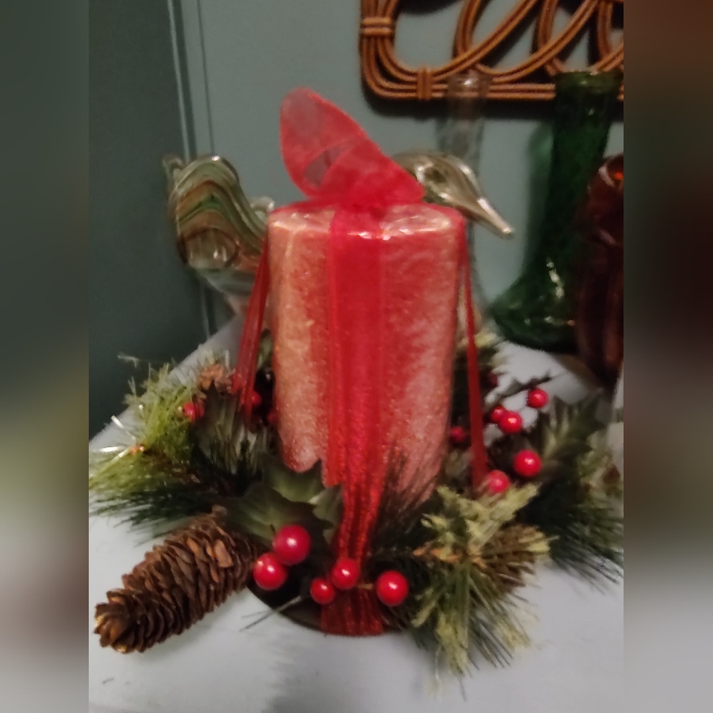 Christmas Candle Ring nwt